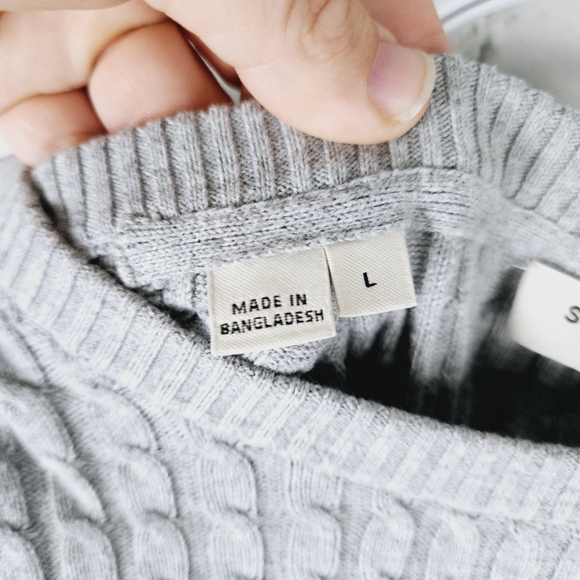 SELECTED HOMME | Carlos cable knit crewneck long sleeve sweater - Picture 6 of 8